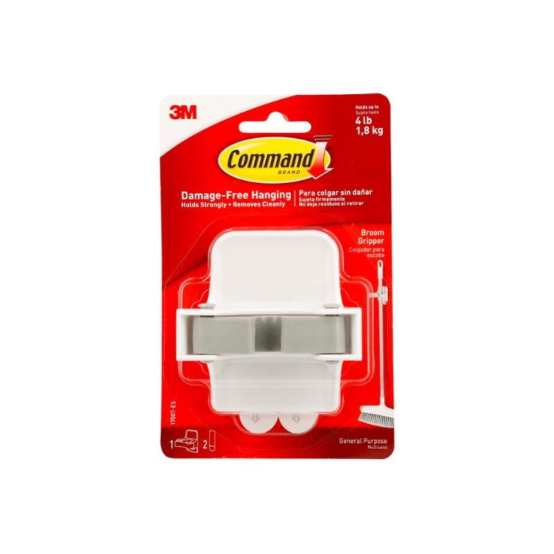 Gancho Porta Escoba 1 Unidad Command