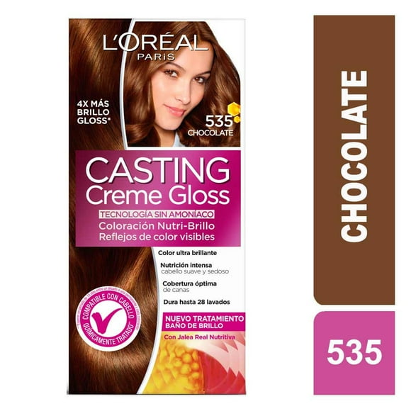 Coloración Cabello sin Amoníaco Chocolate 535, 1 Un