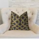 thumbnail image 2 of Cojín decorativo Plutus Brands Graphic Maze 26 x 26 cm azul marino/taupe, 2 of 2