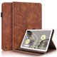 thumbnail image 1 of Funda con relieve del Árbol de la Vida para tablet Google Pixel Tablet con soporte, ranuras para tarjetas y soporte para lápiz óptico. Marrón, 1 of 6