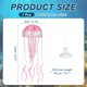thumbnail image 2 of Decoración de Acuario Uxcell Medusa, Decoraciones para Peceras Medusa Falsa Brillante de Silicona, (Rojo, M, 1 Pza), Destinado para Decoración de Tanques, 2 of 7