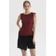 thumbnail image 1 of Polera Mujer Costado Amarra Vino, 1 of 4