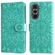 thumbnail image 5 of Funda tipo cartera FOXDOCK para Huawei Nova 10 , diseño girasol en relieve, cuero PU, cierre magnético, soporte y tarjetero, 5 of 5