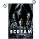 thumbnail image 1 of Scream: La Película-bandera de jardín temática. Regalo perfecto para fans, amigos y familiares, ideal para actividades al aire libre y decoración de fiestas.28CM*45CM, 1 of 5