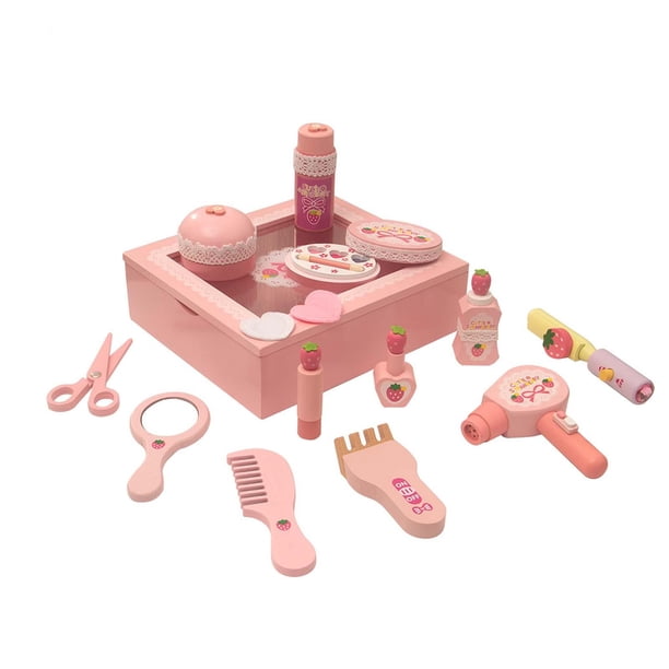 El Sistema Del Juguete Del Maquillaje De Madera Embroma Los Equipos Del Maquillaje Para Los Niños De Halloween Del Regalo De Los Juguetes Del Cumpleaños