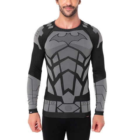 Top - Camiseta Deportiva Batman Primera Capa Microfibra