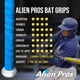 thumbnail image 5 of Cinta adhesiva para bate de béisbol Alien Pros, 1,1 mm (2 empuñaduras), color negro, 5 of 7