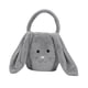 thumbnail image 1 of Cubo De Cesta De Conejito De Pascua De Felpa Para Niños Y Niñas, Cómodo Al Tacto, Gris Duradero, 1 of 5