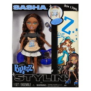 Muñeca De Moda Bratz Stylin' Sasha Con Camiseta Personalizable