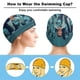 thumbnail image 3 of Servicio de jurado Gorro de Natación de Licra, Gorro de Baño de Tela Cómoda, Gorro Elástico Antideslizante para Hombres, Mujeres y Niños, 3 of 6