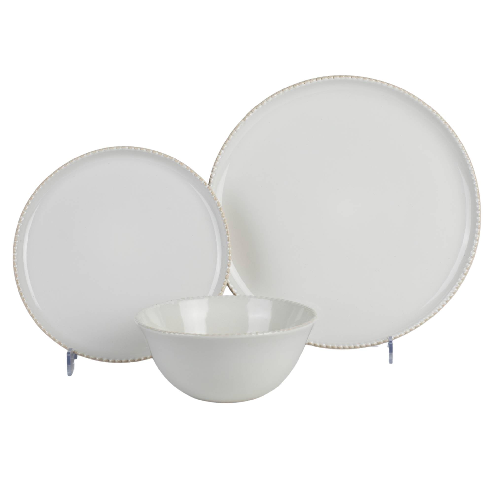 Decoexpress - Juego De Loza 18 Piezas Vajilla Cerámica Oxford