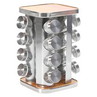 Bfresh - Especiero Cocina 16 Condimentos Giratorio Acero Inoxidable