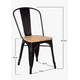 thumbnail image 2 of Set de 4 sillas tolix metal con asiento de madera, 2 of 3