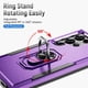 thumbnail image 4 of Para Samsung Galaxy S25 Ultra 5G Funda con Soporte de Anillo Metálico de Rotación de 360° [Soporte Magnético para Auto] a Prueba de Golpes Resistente Protección de Cuerpo Completo de Alta, 4 of 7