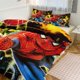 thumbnail image 1 of Cartoon Spiderman Kid Boy Room Decor Size Bedding Set for 3 Piece Bedding with 1 Flat Sheet And 2 Pillowcases Twin, 1 of 5