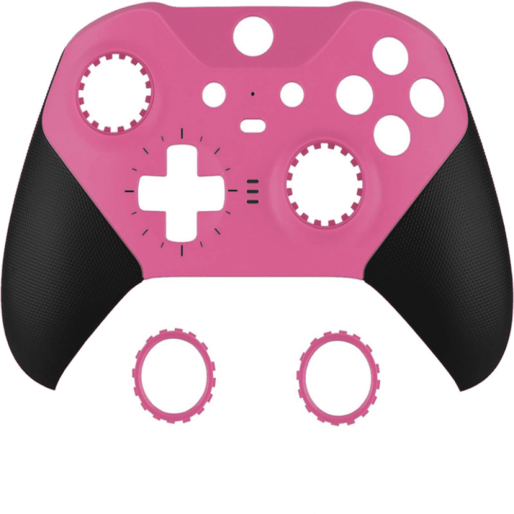 Cubierta Personalizada Aaronmei Para Placa Frontal Xbox One Elite Series 2 Rosa Rojo
