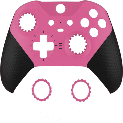 Cubierta Personalizada Aaronmei Para Placa Frontal Xbox One Elite Series 2 Rosa Rojo