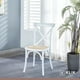 thumbnail image 4 of Silla Crossback Madera Rattan - Blanca, 4 of 4