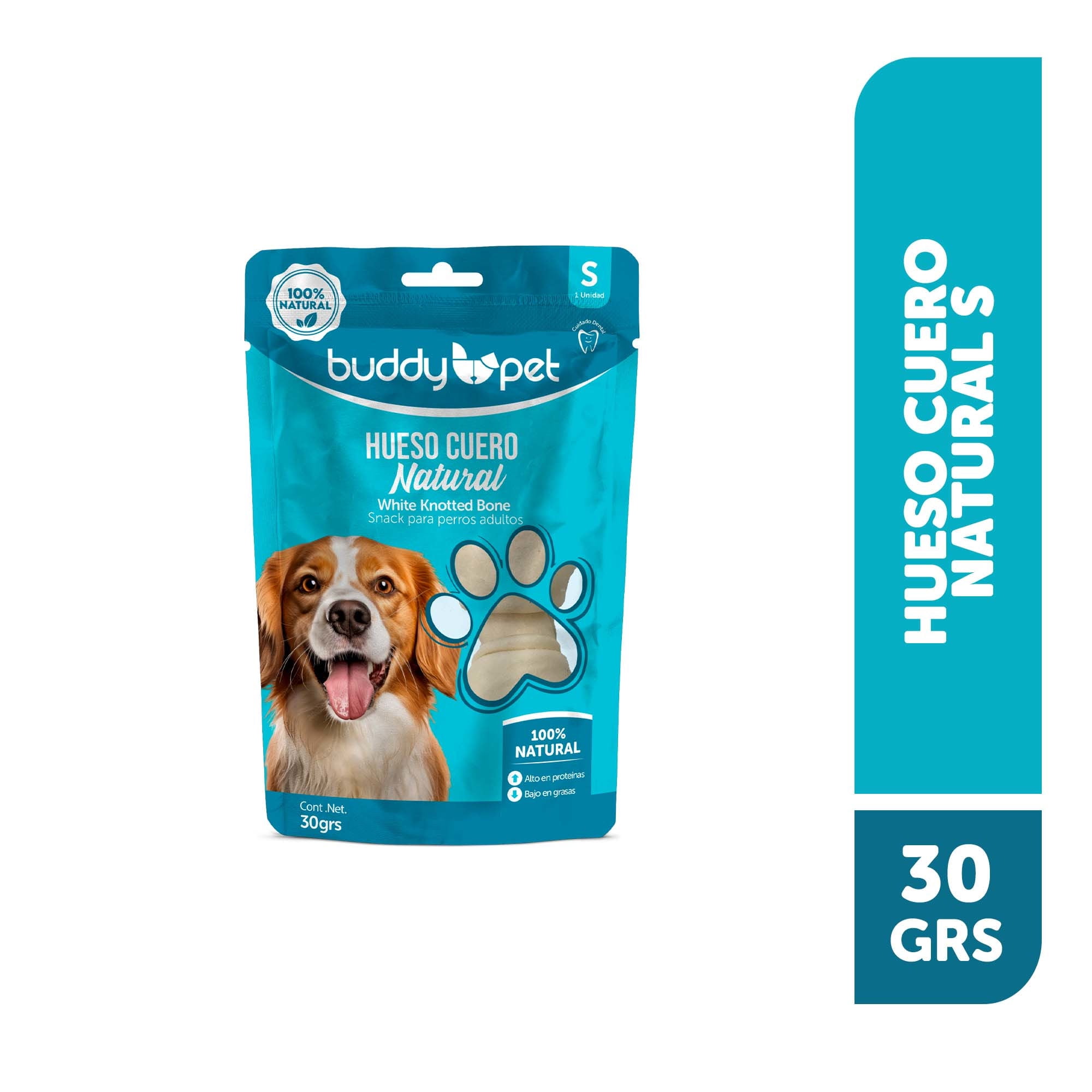Hueso Cuero Natural Tamaño S 1 Un Buddy Pet