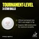 thumbnail image 4 of Pelotas de Ping Pong PRO-SPIN 3 Estrellas Aprobadas por la ITTF (10), 4 of 8