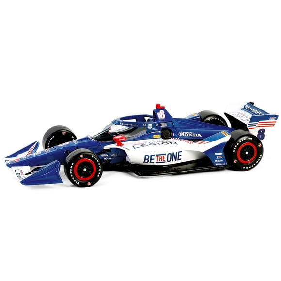 Auto de colección diecast Greenlight Dallara #8 Linus Lundqvist 1/18