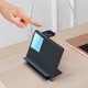thumbnail image 2 of Reloj cargador inalámbrico magnético plegable 3 en 1 15W Luz nocturna para iPhone IWatch Airpods Estación de carga rápida Dock-Negro, 2 of 6