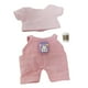 thumbnail image 3 of Conjunto De Ropa De Muñeca De Felpa De 15cm, Accesorios Para Fotos, Muñeca, Vestir, Camiseta, Pantalones Con Correa, Estilo K, 3 of 3