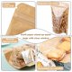 thumbnail image 2 of Bolsas de alimentos lucpur 150 unidades 12 × 20 cm papel kraft Mylar, 2 of 9