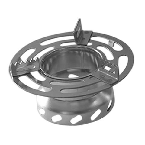 Magideal - Soporte Para Olla De Camping, Soporte Compacto Para Horno, Utensilios De Cocina, Soporte Para Quemador De Alcohol Resistente De Metal Ligero, Soporte Solo Estante
