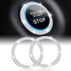 thumbnail image 1 of Aro LivTee Cristal Botan Start Stop Auto 2 Unidades Universal, 1 of 3