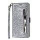 thumbnail image 3 of Funda para FOXDOCK Elegante funda Samsung Galaxy Note9 Glitter con cremallera-Ideal para el uso diario, 3 of 5