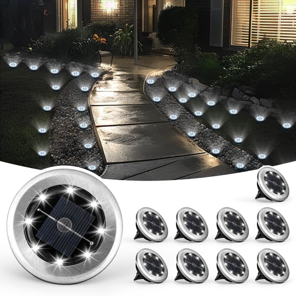 Luces solares de jardín SOLPEX Mini, paquete de 10 unidades, impermeables