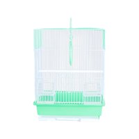 Magideal - Jaula Para Pájaros, Casa, Ganchos Colgantes, Suministros Para Mascotas Con Percha De Pie Para Loros, Cacatúas, , Verde