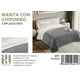 thumbnail image 1 of Manta Frasada Con Chiporro Liso King Gris, 1 of 1