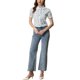 thumbnail image 2 of INSPIRE CHIC Camisa de Mujer para Regreso a Clases con Cuello Peter Pan, Botones, Mangas Abullonadas y Estampado Azul XS, 2 of 6