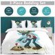 thumbnail image 5 of Plants Vs Zombies Quilt Set Thicken Soft 3 Pieces Bedding Set All Season Duvet Cove with 2 Pillowcases for Adult Women Girls Teens Home Room Decor, 5 of 5
