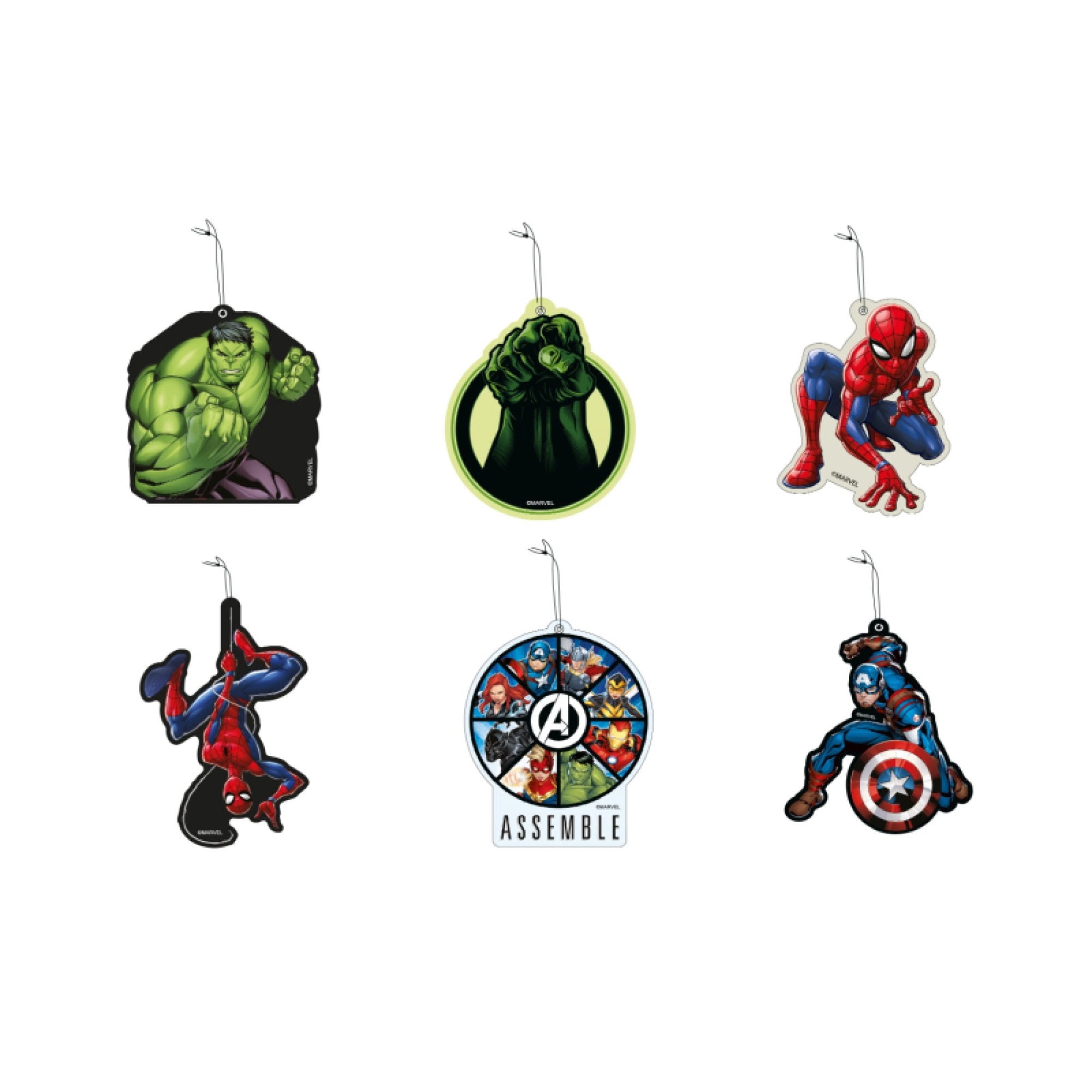 Aromatizante para Auto Marvel, producto surtido