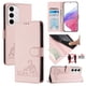thumbnail image 1 of Funda tipo cartera FOXDOCK para Samsung Galaxy s24 FE con soporte, ranuras, RFID, diseño de gato, 1 of 5