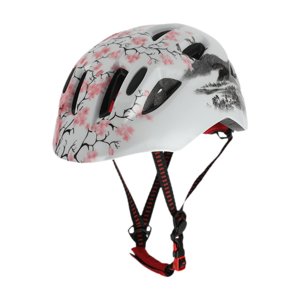 Ioensy - Casco De Bicicleta Para Niños, Resistente A Impactos, Portátil, Con Absorción De Impactos, Para Monopatín, Diseño Floral