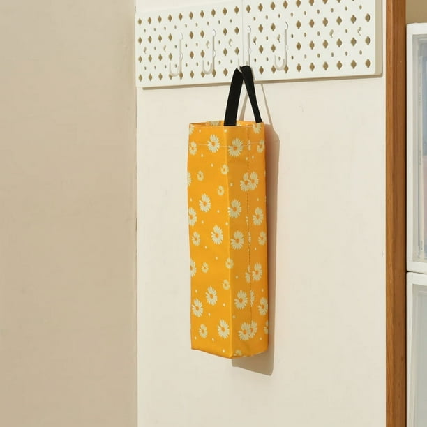 1pc, Foldable Hanging Storage Bag, Garbage Bag For Storing Household And Kitchen Food Bag Containers