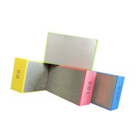 Magideal - Almohadillas De Pulido A Mano, Herramienta De Molienda Profesional, Ligera, Bloques De Lijado Para Mármol, Cerámica, Azulejo, Piedra Metálica, 4 Pieza Lijado Completo