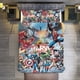 thumbnail image 1 of Superhero Spiderman 3 Piece Sets Full/Queen Size - Reversible Microfiber Quilts with 2 Shams Soft Lightweight Bedspread Coverlet Comforter for All Season Bed Sheets, 1 of 5