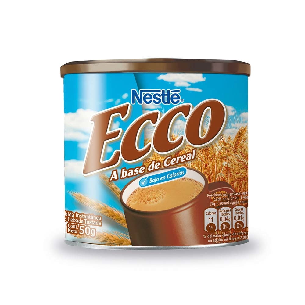 Café Instantáneo De Cebada Tostada Tarro 50 g Ecco