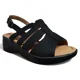 thumbnail image 1 of Sandalia Mujer Ecoflex Confort Negra Ajustable New Walk, 1 of 1