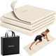 thumbnail image 1 of Colchoneta de Yoga READAEER 183 cm x 61 cm 6 mm Plegable Beige, 1 of 8