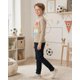 thumbnail image 3 of Beatle Niño Estampado Futbol Beige beige 6, 3 of 7