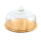 thumbnail image 1 of Cubierta De Vidrio Nórdico Bandeja De Servicio Cúpula Cloche Almacenamiento Soporte Para Pasteles Plato Para Pan, 1 of 3