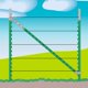 thumbnail image 3 of Juego de tirantes diagonales con cierre en forma de cuña para postes en T, 3 of 3