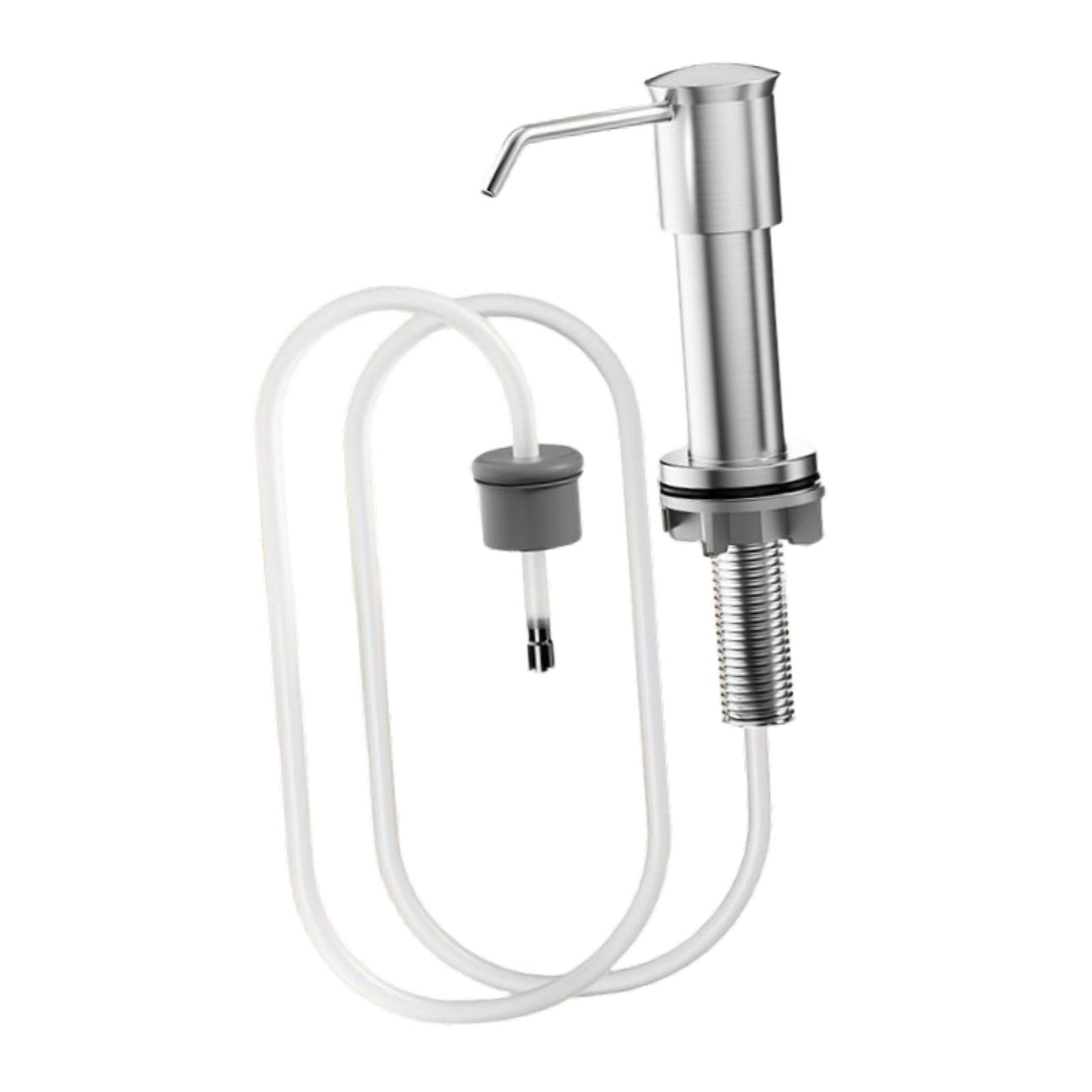 Bothyi - Dispensador De Jabón Para Platos, Herramientas, Dispensador De Loción Para Fregadero, Para Cafetería, Oficina, Cocina, Color Plateado