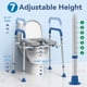 thumbnail image 4 of Elevadores para asiento de inodoro Loyoda, acolchados, elevados, con asas, 400 libras, 4 of 6